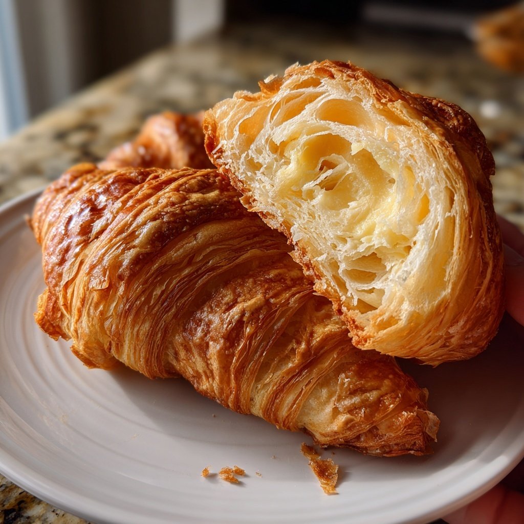 Buttery Homemade Croissants