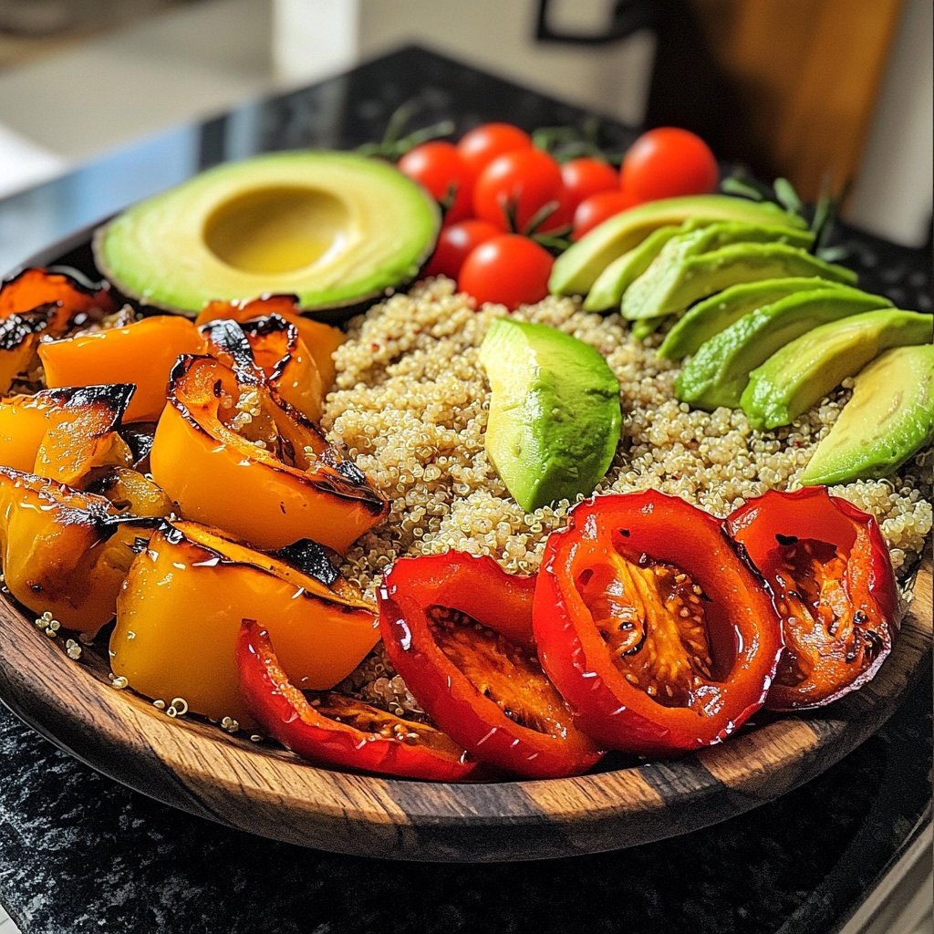 Healthy Lunch Quinoa Veggie Bowls