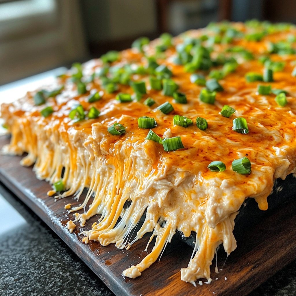 Healthy Crockpot Buffalo Chicken Dip