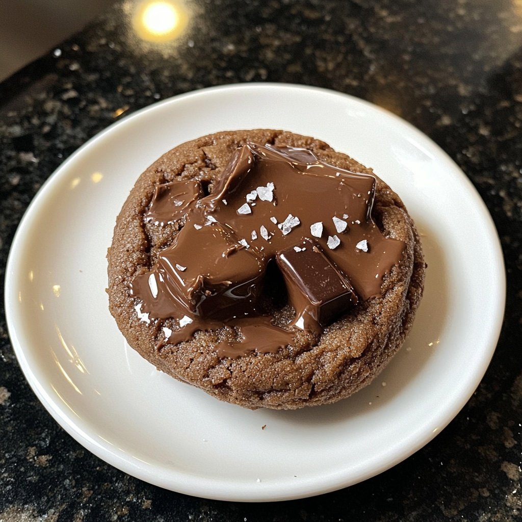 Single Serve Double Chocolate Cookie