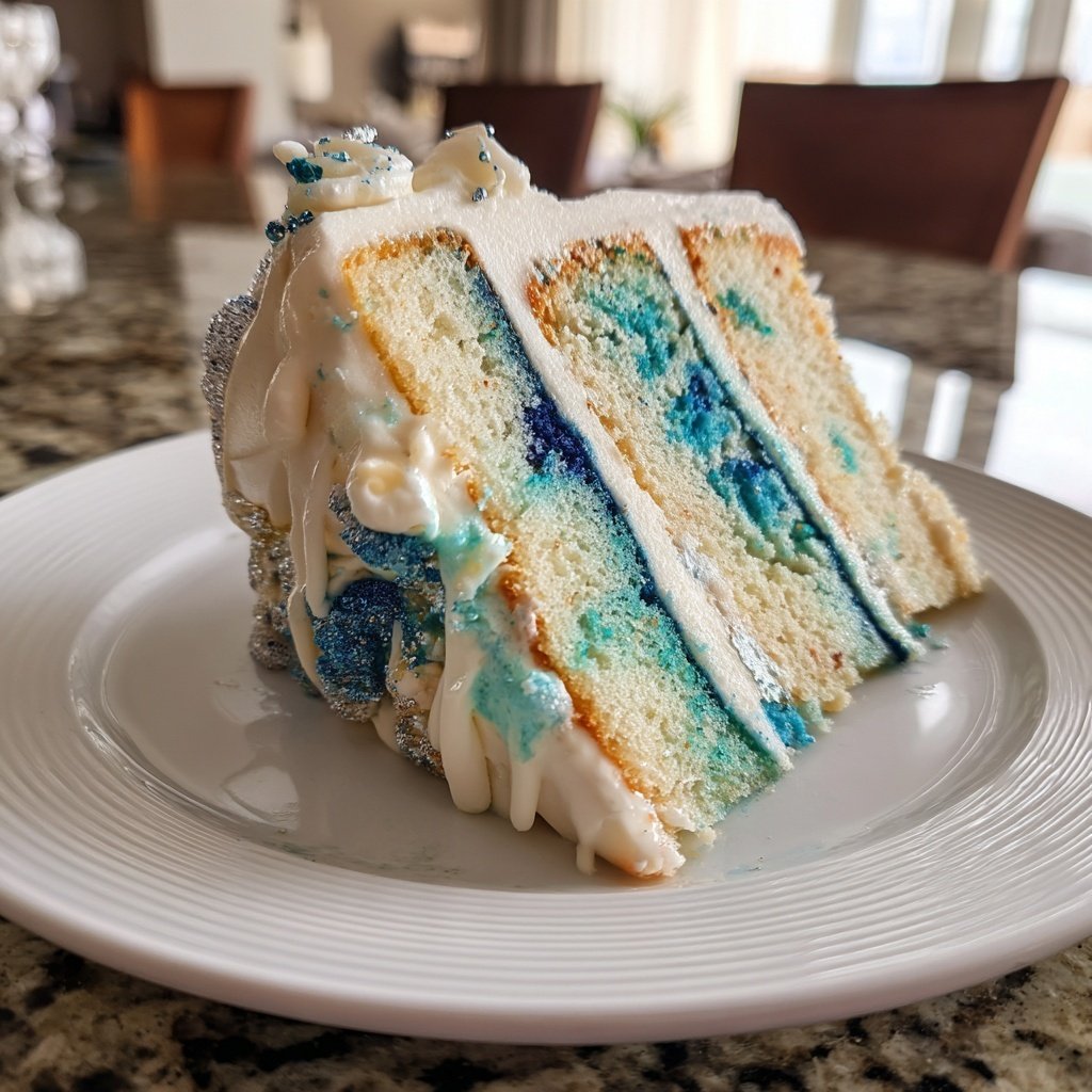 Simple Pisces Birthday Cake