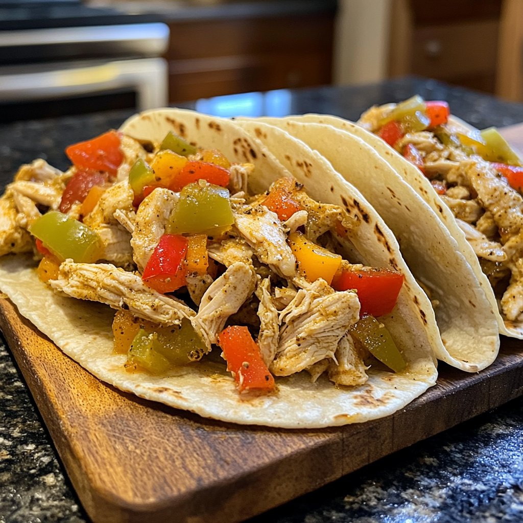 Easy Slow Cooker Chicken Taco Filling