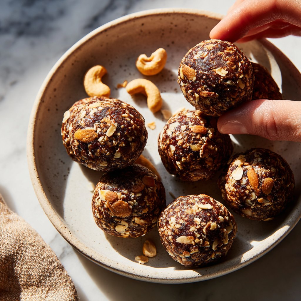 Protein Balls with Cashew Butter