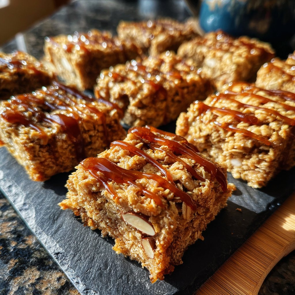 Vanilla Almond Oat Breakfast Squares