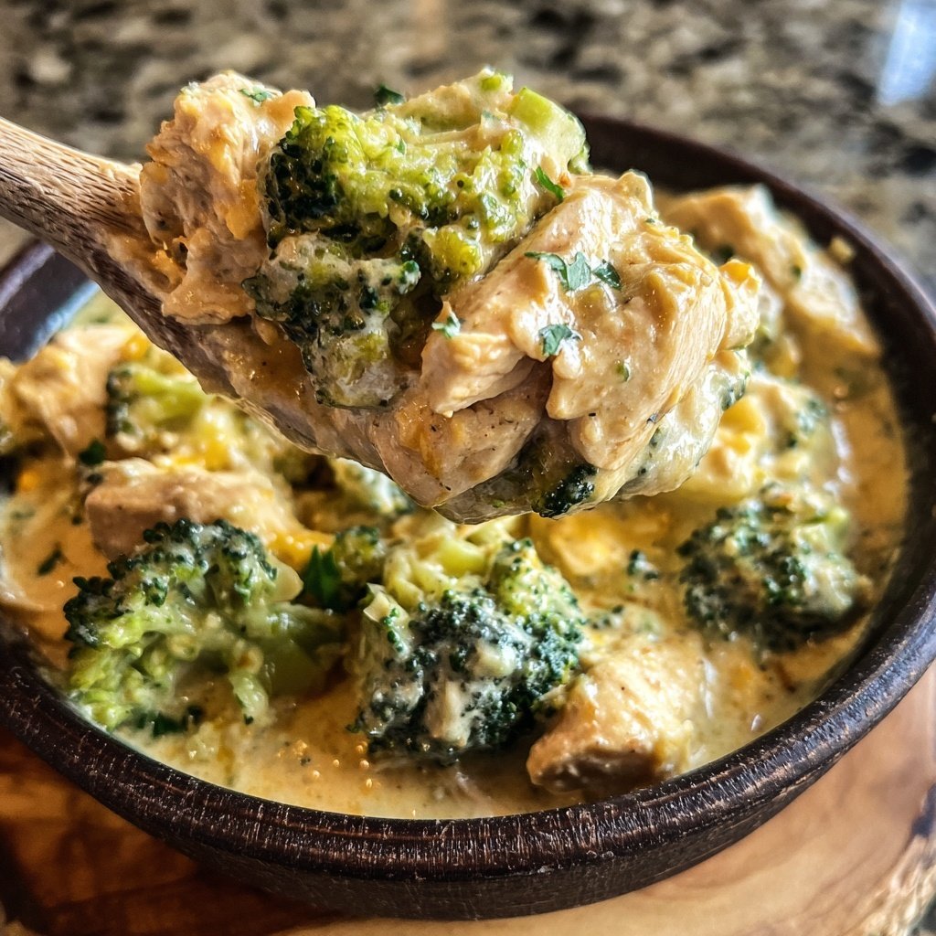 Family-Favorite Crockpot Chicken and Broccoli