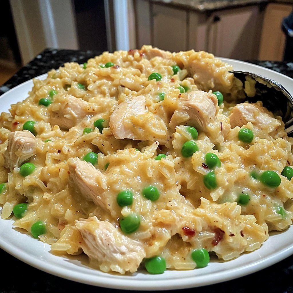 Creamy Slow Cooker Chicken and Rice