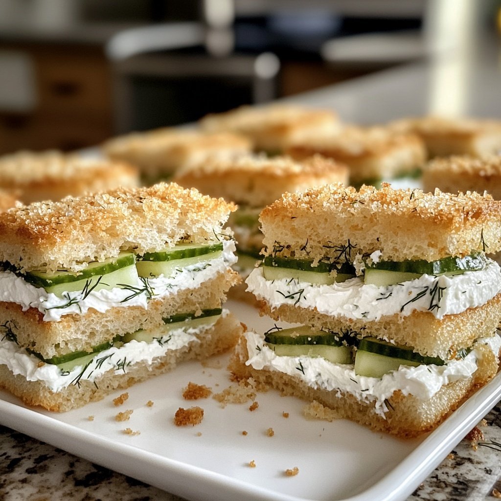 Tea Sandwiches Savory Finger Food Ideas