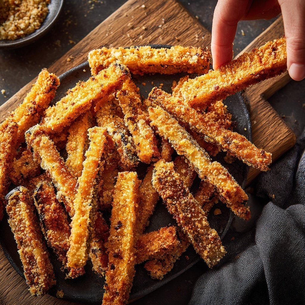 Crispy Eggplant Veggie Fries