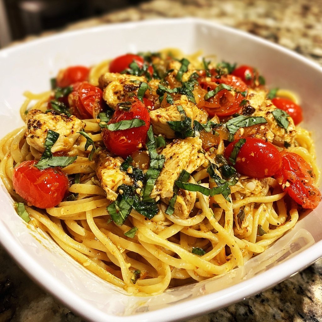 High Protein Chicken Pasta