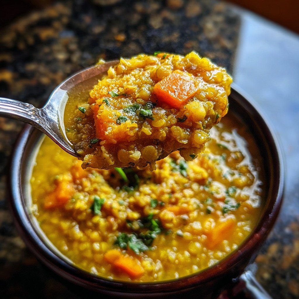 Creamy Lemon Lentil Stew